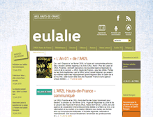 Tablet Screenshot of eulalie.fr
